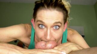 Cum Slut Rhi Connor Drains a Set of Balls and Takes a Huge Throatpie - porn video