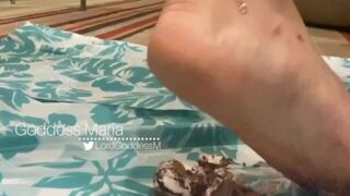 Goddess Maria Torments Her Betas With Her Feet - porn video