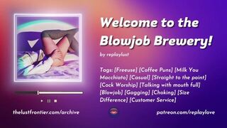 Get your cock sucked while you sip on coffee - porn video